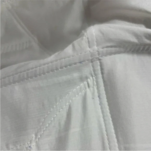 NWT Mac Duggal 21075 Strapless White Blue Floral A-Line Dress Size 14 - Picture 5 of 8